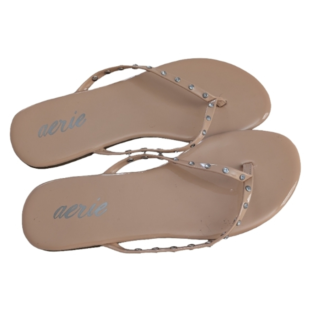 🐾 $5 ADD ON With Purchase Aerie Tan Sandals Women's Size 7